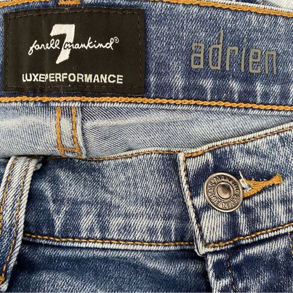 7 For All Mankind Adrien Clean Pocket Luxe Performance Jeans size 30 - Picture 7 of 9